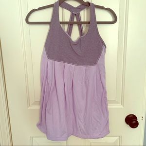 Soft purple Lululemon tank